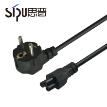 SIPU Alta calidad 1.2 m UE 3 Prong Plug Ac Cable de alimentación para Ac Adapter Laptop Notebook